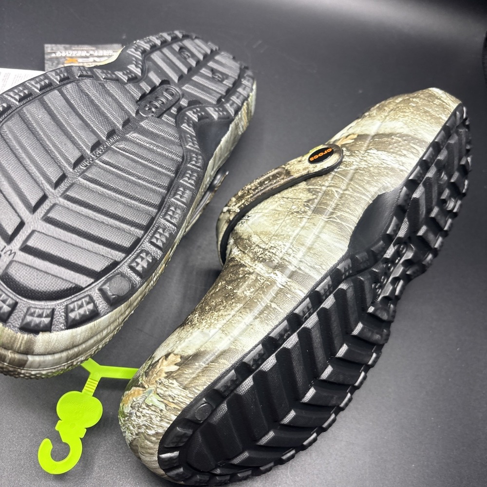 Crocs Realtree APX Lined Classic Camo Clog Men's Size 9 /W11 Camouflage New - Picture 5 of 6